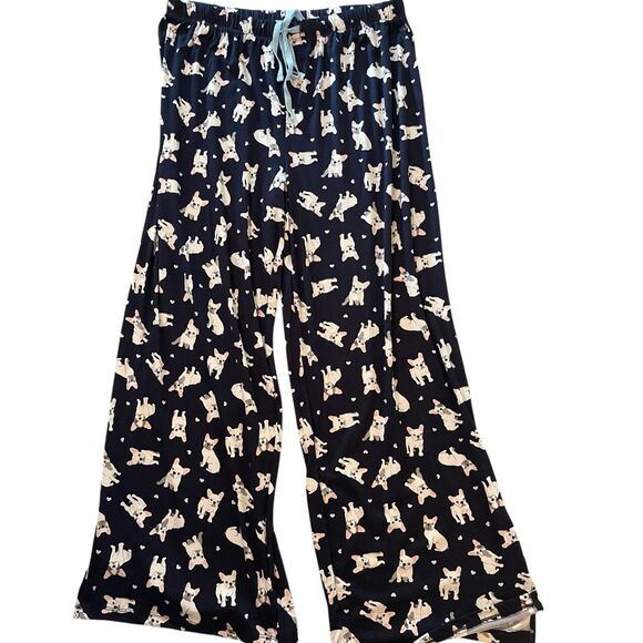 NWT Pillow Talk Womens Dog Pajama Set LARGE Tank Top Pants Cozy Cute Hearts Cute - Picture 4 of 9